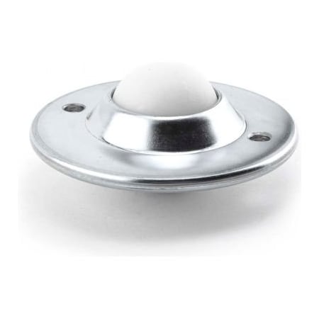 Hudson Bearings Hudson Bearings 1-1/2in Nylon Ball Carbon Steel Low-Profile Flying Saucer Ball Transfer NFSBT-1 1/2CS